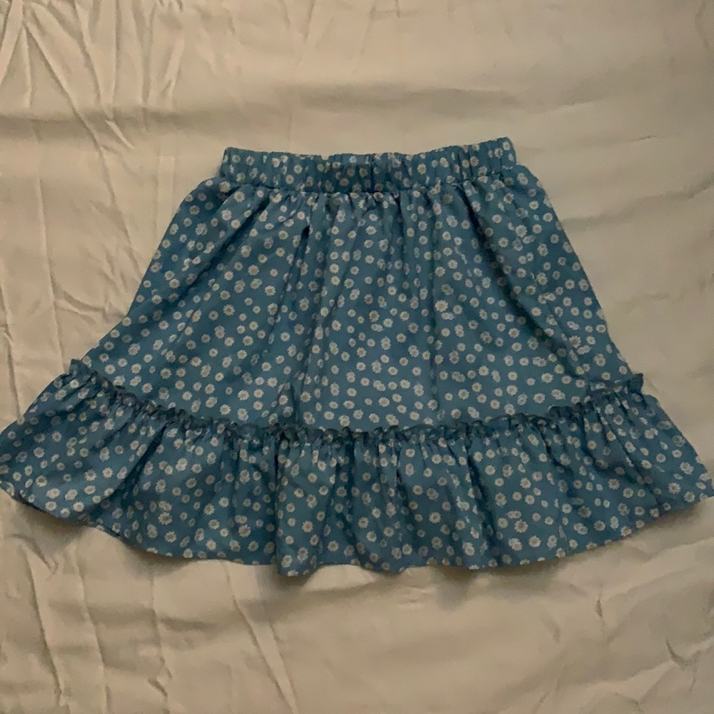 floral blue skirt from SHEIN- size 10Y in kids